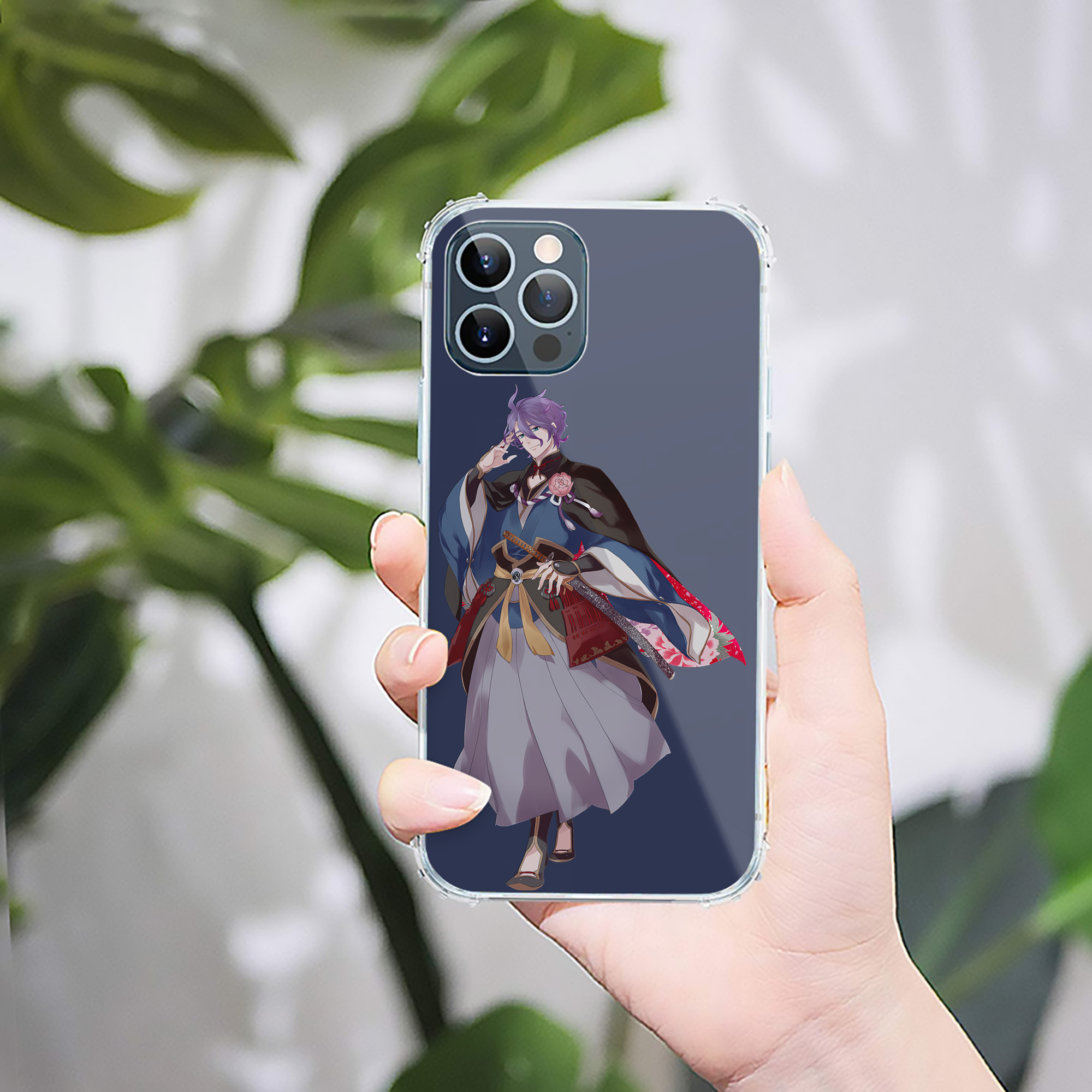 （画像用） 刀剣乱舞 Touken Ranbu 【iPhone 12シリーズ対応】透明スマホケース（クリアソフトケース）